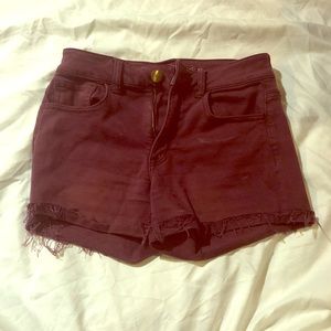 Purple AE shorts